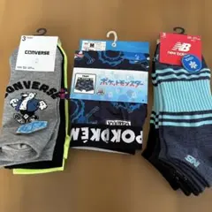 CONVERSE ニューバランス 靴下 25-27cm ポケモンボクサーパンツM