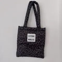 CITEN レオパード柄 パフィートート　バッグ　大人ミューズ付録