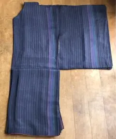 【袷着物】ブルー系　k-353