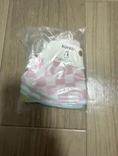 Konny コニー　パイピング　ピンクチェッカーボード