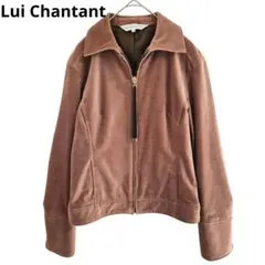 美品 LuiChantant ルイシャンタン ベロア調 ジップアップジャケット