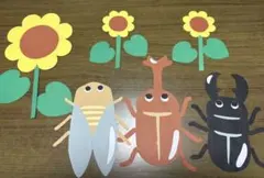 朝顔 あさがお 壁面飾り 製作キット 夏 高齢者 レクリエーション 保育