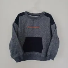 トレーナー サイズ120　ネイビーグレー