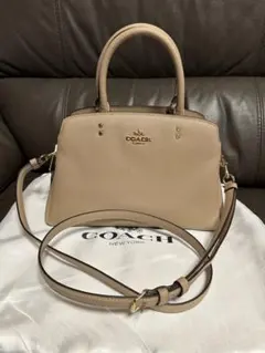 COACH ベージュ ショルダーバッグ 2way
