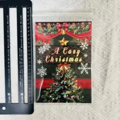 温かいクリスマス 多紙質コラージュ素材ステッカー メモ帳 20頁240枚以上