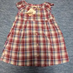 n.o.u★チェック柄ワンピース★80cm★新品未使用