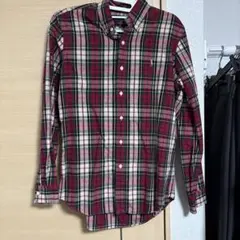 ラルフローレン　チャック柄　オックスフォードシャツ