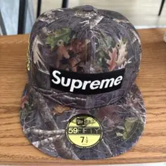 Supreme 迷彩キャップ 59FIFTY サイズ7 1/2