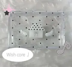 即購入可能♩ ドット トレカケース レジンデコ ウィッシュコア 小物入れ