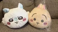 タグ付き ちいかわ プレミアムドームクッション うさぎ＆モモンガコンプセット
