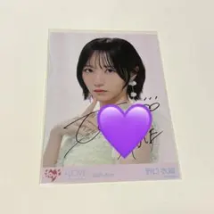 野口衣織　直筆　チェック衣装 LOVE 野口衣織 The 5th チェック衣装 チュウ 直筆 - メルカリ