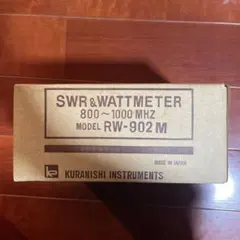 [인쇄되지 않은 희귀 제품 (박스 포함)] 쿠라니시 RW-902M SWR 및 와트 미터 무선