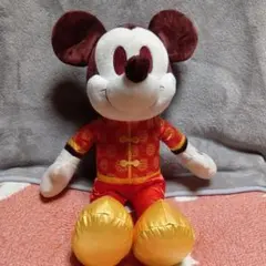 ミッキーマウス アジアンスタイルぬいぐるみ 約30cm