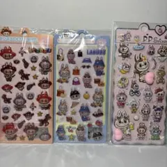 3Dキャラクターステッカー3枚セット