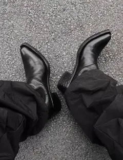 靴 Opium Phantom Leather Heel Boots vintage Opium Phantom Leather Heel Boots vintage - メルカリ