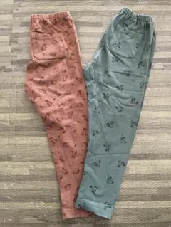 ユニクロ　レギンス リラックスフィット　110cm 2枚セット