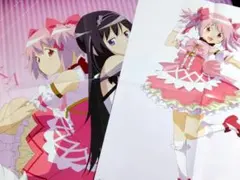 魔法少女まどか☆マギカ ニュータイプ 付録 ポスター 2枚 ワルプルギスの廻天のサムネイル