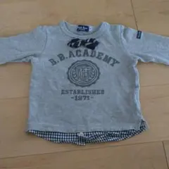 日本製　ミキハウスブラックベア　蝶ネクタイロンT