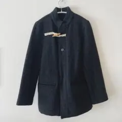 【美品】パラスパレス ミドル ウール コート チャコール M~L