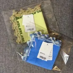 【新品未使用】近沢レース タオルハンカチ 茶道 富士山 2枚セットのサムネイル