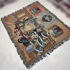 ディズニー　クリスマス　マルチカバー　ソファカバー　ラグ　125x150のサムネイル