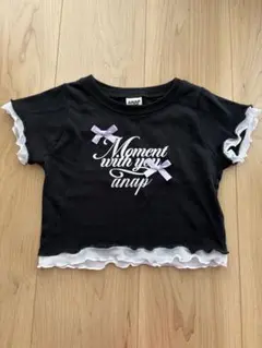 ANAP KIDS リボン付きフリルTシャツ 110cmのサムネイル
