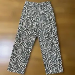 RADIATE ストレートパンツ プリントパンツ　ゼブラ　ウエストゴム　38