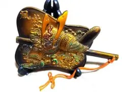 鉄製 風林火山　軍配 置物　　　　　　　　　　 ３０ｃｍ✕１８ｃｍ