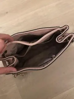 マイケルコース　ピンク レザー ショルダーバッグ