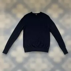 UNIQLO メリノウールネイビー ニットセーター S