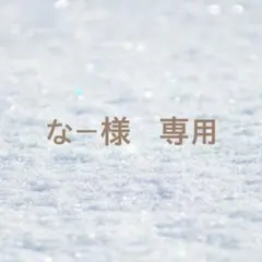 なー様　専用