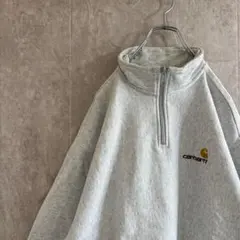 carhartt ハーフジップ スウェット L グレーのサムネイル