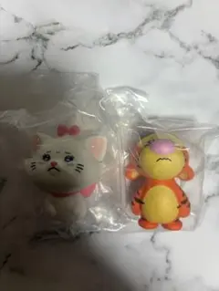 ディズニーキャラクター　なかないモン　2個セット　マリー　ティガー