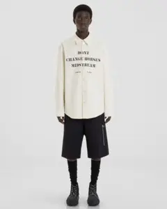 新品OAMCオーエーエムシー M ロゴプリントシャツshirt