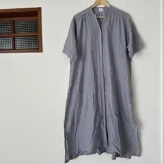 ストライプ 半袖ワンピース