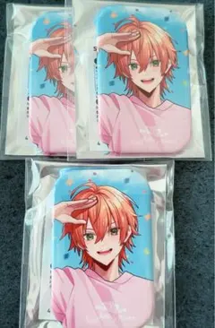 すとぷり ジェルくん ランダムスクエア缶バッジくじ3個セット