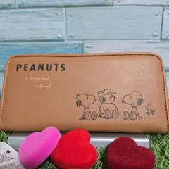 新品♡スヌーピー ラウンド長財布 SNP−852 ブラウンのサムネイル