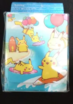 4個セット なみのりピカチュウ＆そらをとぶピカチュウ【オレンジ】 デッキシールド デッキシールド なみのりピカチュウ＆そらをとぶピカチュウ（オレンジ