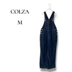 COLZA レディース　デニムオーバーオール　ブルー　Mサイズ　オールインワンのサムネイル