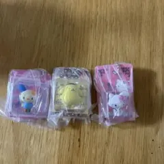 サンリオ パッケージミニチュアチャーム　ガチャガチャ　3点セット