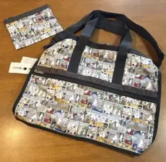 レスポートサック ムーミン リトルミイ コミック ボストンバッグ