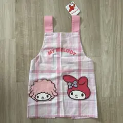 新品☆マイメロディ エプロン 100-110cm