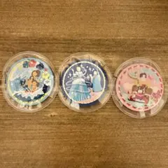 ディズニー　刺繍缶バッジ　3個セット