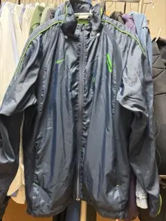 nike 00s ナイロンジャケット ネイビー グリーン