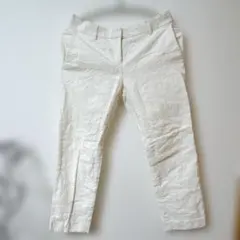 ANN TAYLOR PETITE ホワイト カジュアルパンツ 身長低め