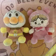 ふんわりカラー マスコット あかちゃんまん アンパンマン 2点セット ぬいぐるみ
