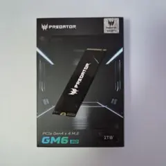 新品未開封Predator GM6 1TB PCIe Gen4 M.2 SSDのサムネイル