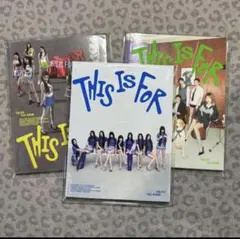 TWICE THIS IS FOR フルアルバム 3枚セット
