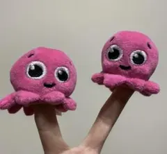 タコ　ペア　オクトパスエナジー マスコット　指人形　ぬいぐるみ 二個