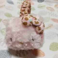 激レア　平成レトロ　ハローキティ　イヤーマフ ヒョウ柄 パステルピンク 　子供用